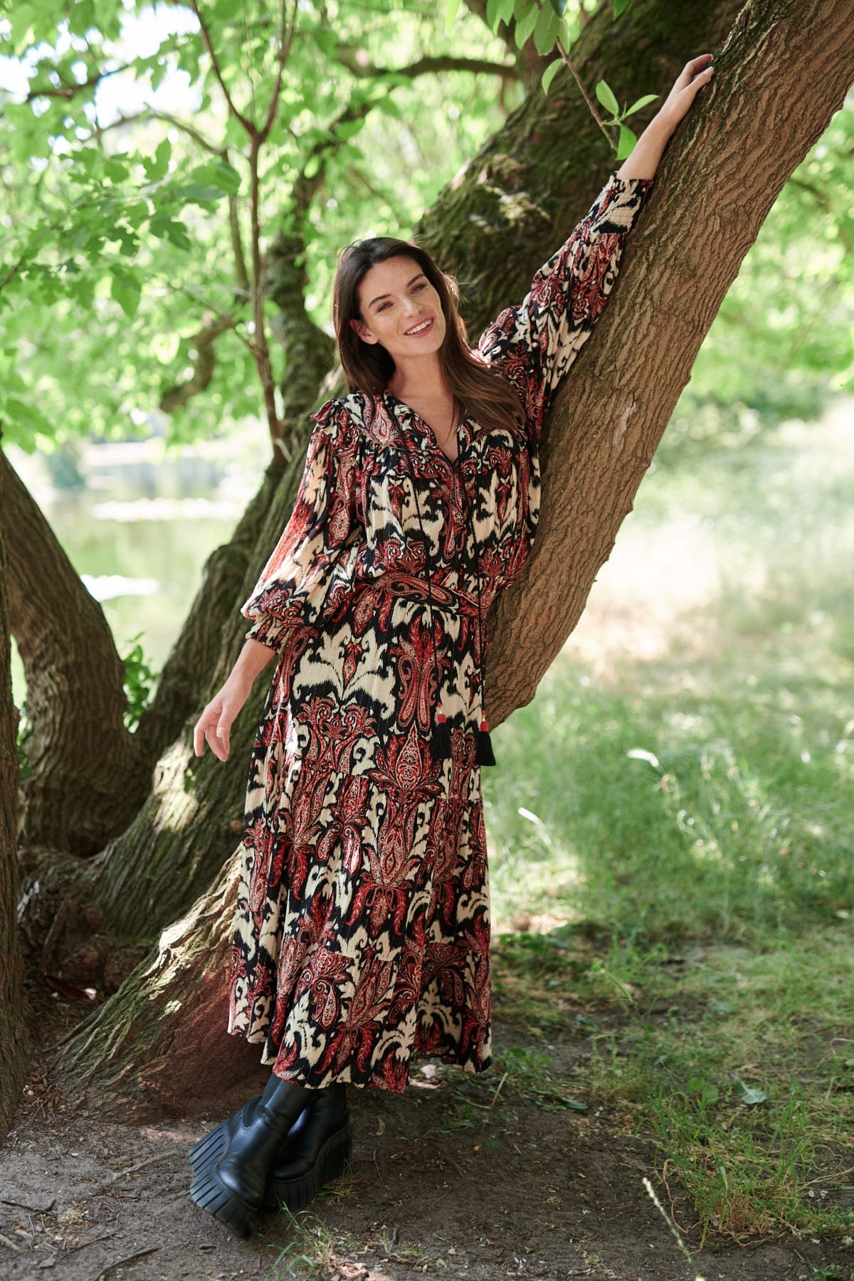 Robe imprim e Paisley AIDA