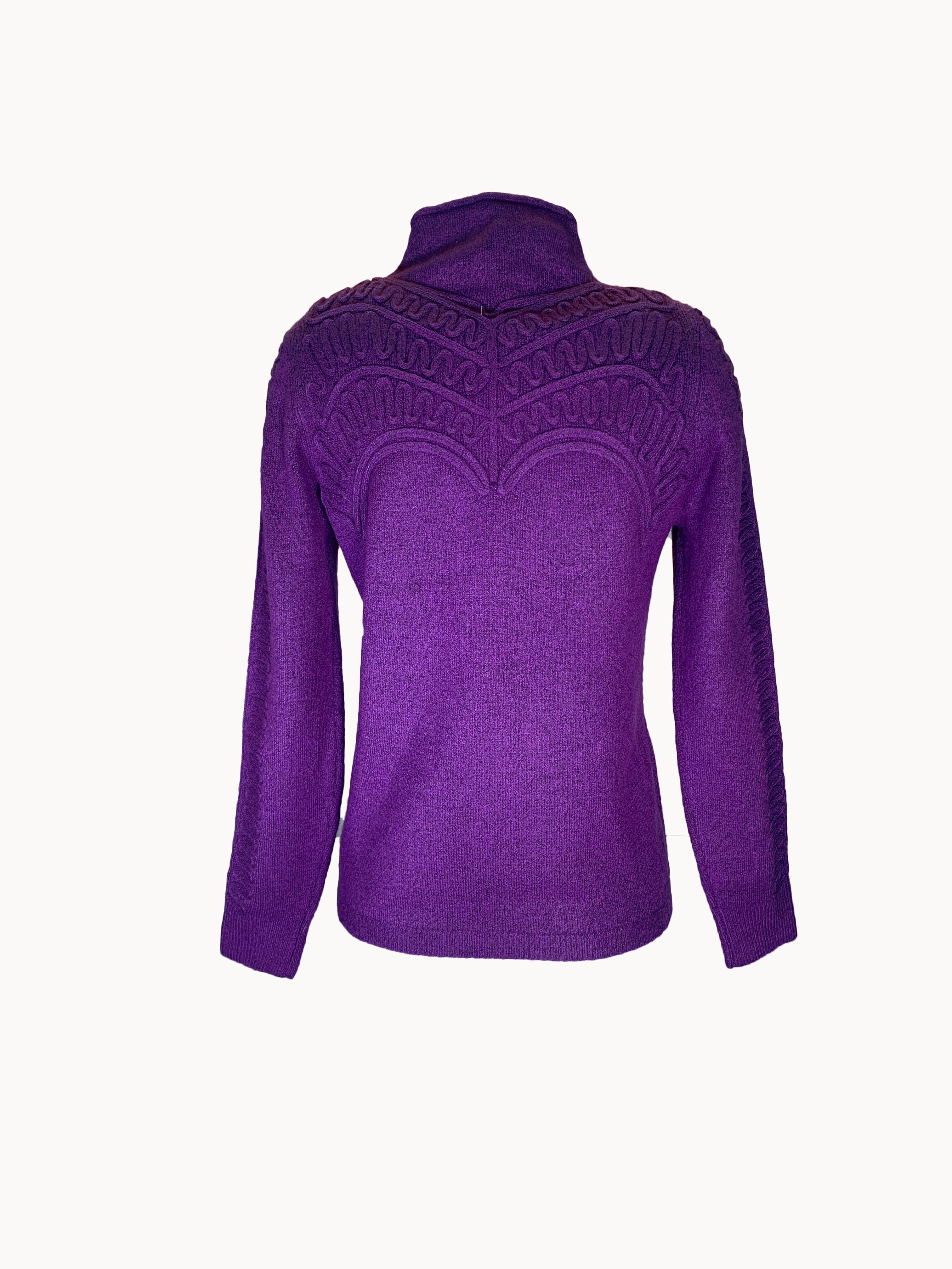 JOFFREY Embroidered Round Neck Sweater